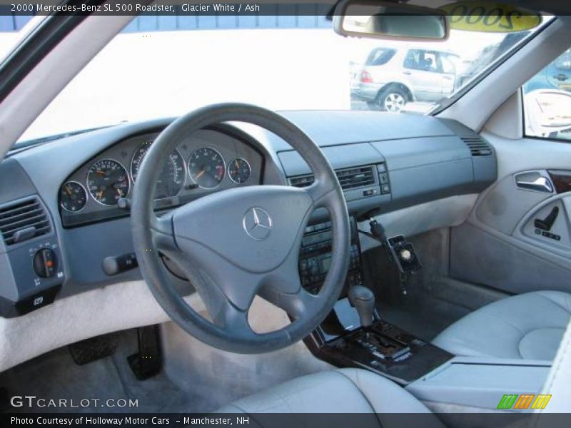 Glacier White / Ash 2000 Mercedes-Benz SL 500 Roadster