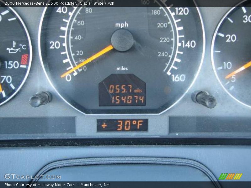 Glacier White / Ash 2000 Mercedes-Benz SL 500 Roadster