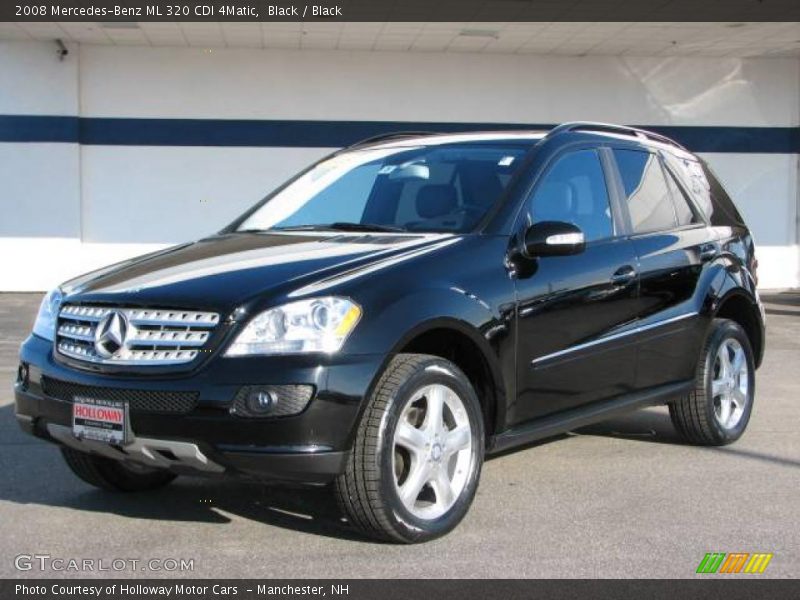 Black / Black 2008 Mercedes-Benz ML 320 CDI 4Matic