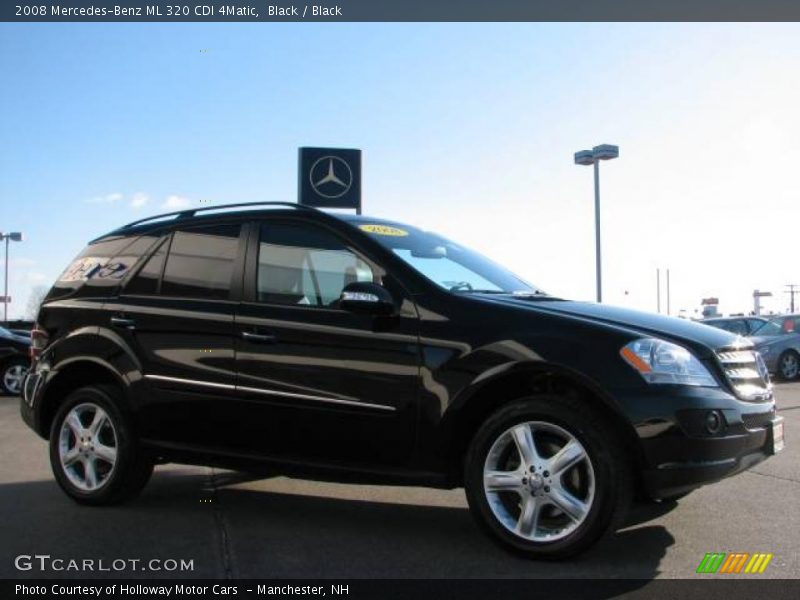 Black / Black 2008 Mercedes-Benz ML 320 CDI 4Matic