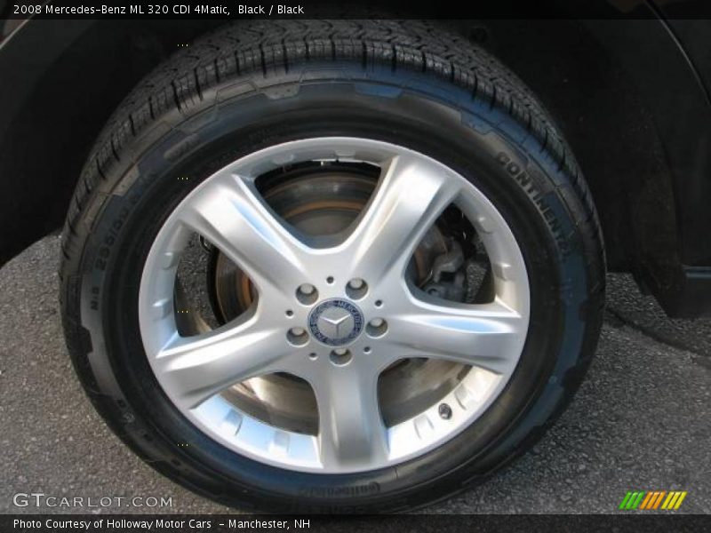 Black / Black 2008 Mercedes-Benz ML 320 CDI 4Matic
