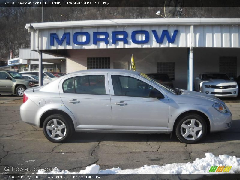 Ultra Silver Metallic / Gray 2008 Chevrolet Cobalt LS Sedan