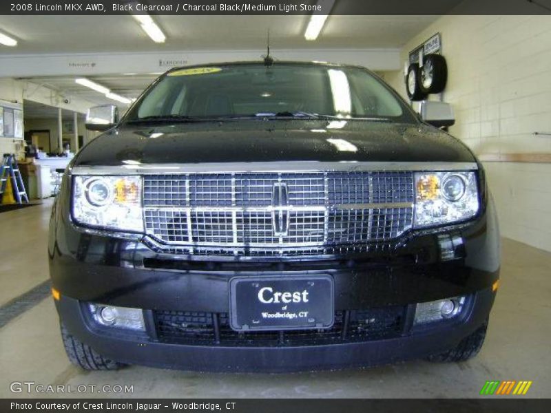 Black Clearcoat / Charcoal Black/Medium Light Stone 2008 Lincoln MKX AWD