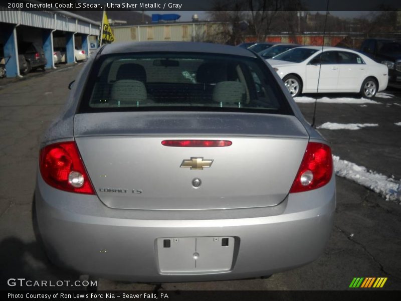 Ultra Silver Metallic / Gray 2008 Chevrolet Cobalt LS Sedan