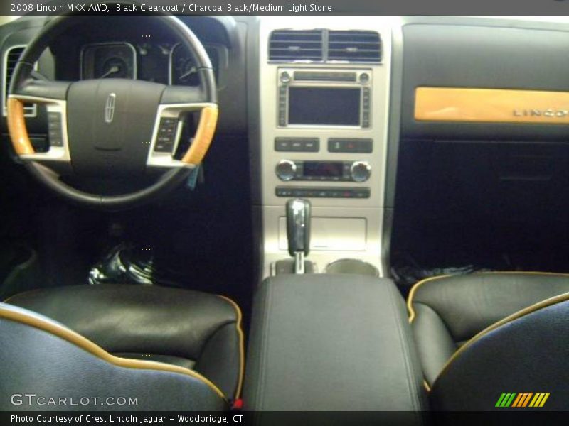 Black Clearcoat / Charcoal Black/Medium Light Stone 2008 Lincoln MKX AWD