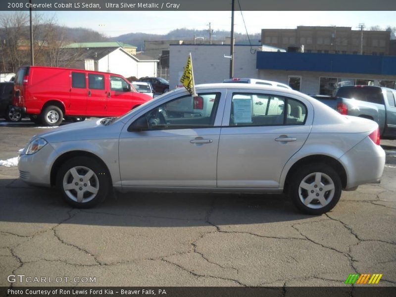 Ultra Silver Metallic / Gray 2008 Chevrolet Cobalt LS Sedan