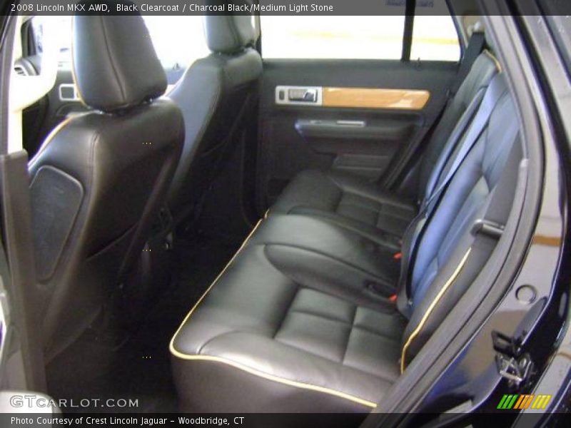 Black Clearcoat / Charcoal Black/Medium Light Stone 2008 Lincoln MKX AWD