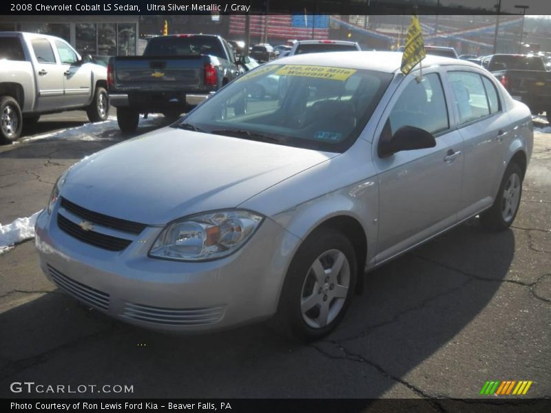Ultra Silver Metallic / Gray 2008 Chevrolet Cobalt LS Sedan