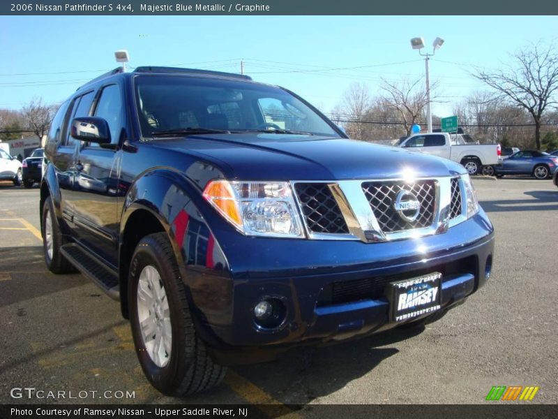 Majestic Blue Metallic / Graphite 2006 Nissan Pathfinder S 4x4