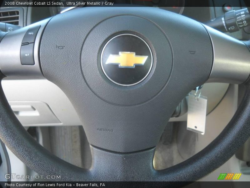 Ultra Silver Metallic / Gray 2008 Chevrolet Cobalt LS Sedan