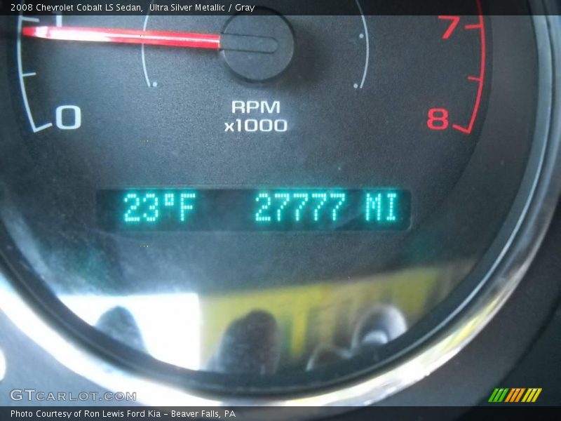 Ultra Silver Metallic / Gray 2008 Chevrolet Cobalt LS Sedan