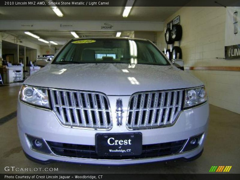 Smoke Stone Metallic / Light Camel 2010 Lincoln MKZ AWD