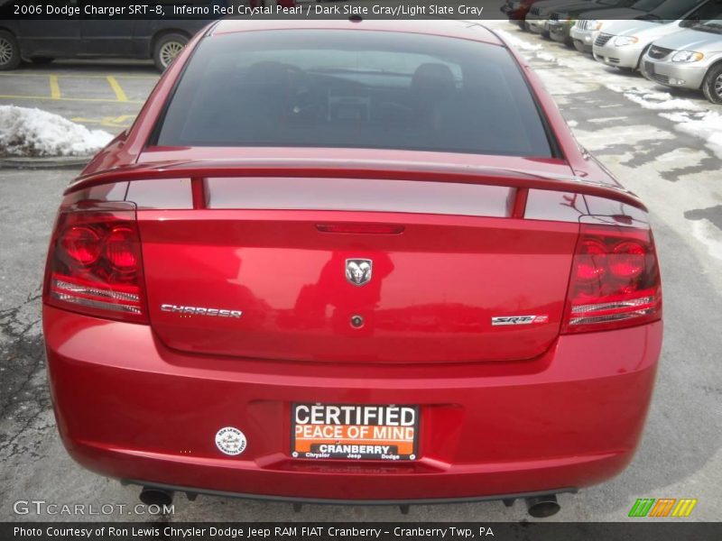 Inferno Red Crystal Pearl / Dark Slate Gray/Light Slate Gray 2006 Dodge Charger SRT-8