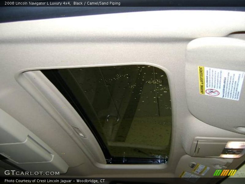 Black / Camel/Sand Piping 2008 Lincoln Navigator L Luxury 4x4