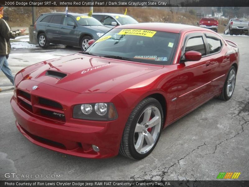 Inferno Red Crystal Pearl / Dark Slate Gray/Light Slate Gray 2006 Dodge Charger SRT-8