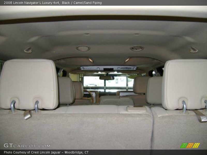 Black / Camel/Sand Piping 2008 Lincoln Navigator L Luxury 4x4