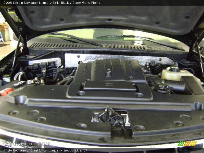 Black / Camel/Sand Piping 2008 Lincoln Navigator L Luxury 4x4