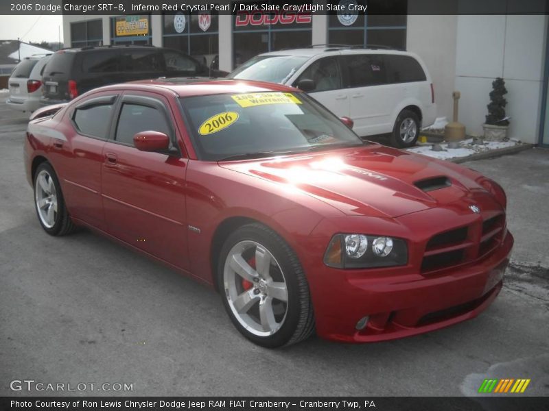 Inferno Red Crystal Pearl / Dark Slate Gray/Light Slate Gray 2006 Dodge Charger SRT-8
