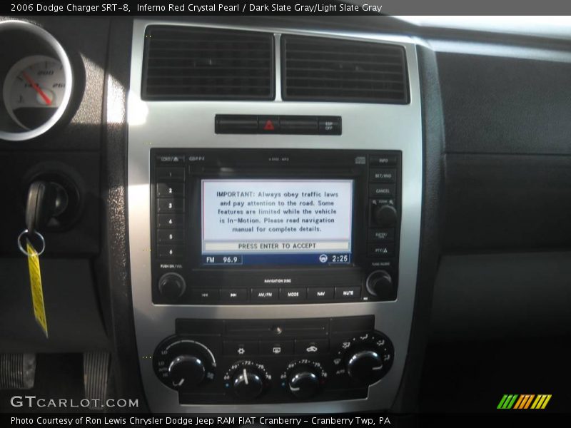 Inferno Red Crystal Pearl / Dark Slate Gray/Light Slate Gray 2006 Dodge Charger SRT-8