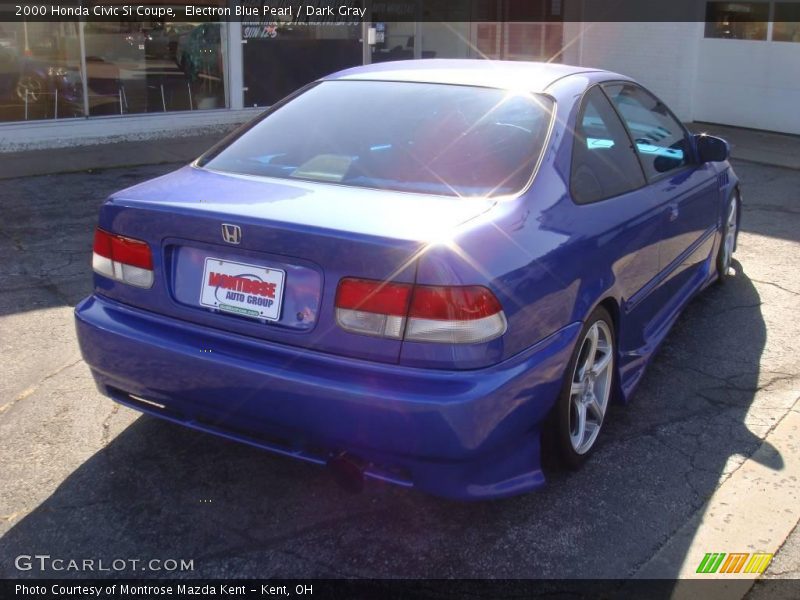2000 Honda civic si electron blue paint code #1