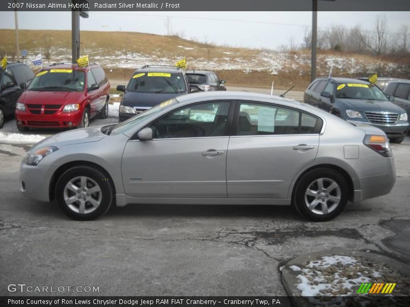 Radiant Silver Metallic / Frost 2007 Nissan Altima Hybrid