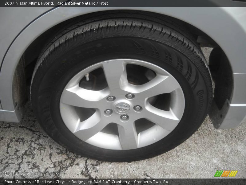 Radiant Silver Metallic / Frost 2007 Nissan Altima Hybrid