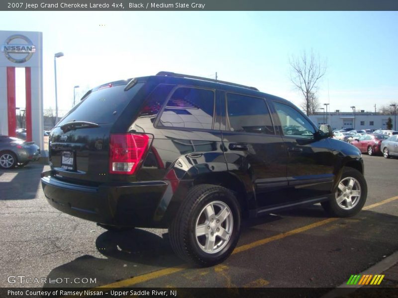 Black / Medium Slate Gray 2007 Jeep Grand Cherokee Laredo 4x4