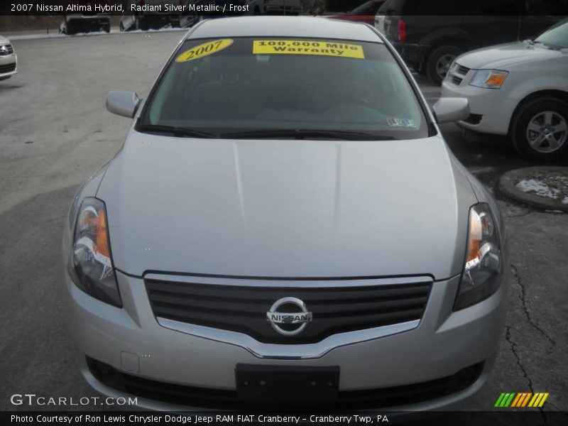 Radiant Silver Metallic / Frost 2007 Nissan Altima Hybrid