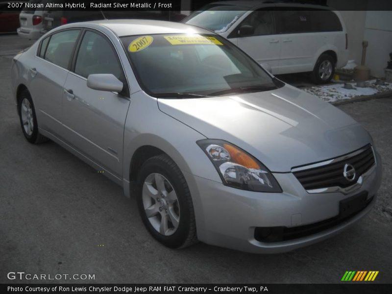 Radiant Silver Metallic / Frost 2007 Nissan Altima Hybrid