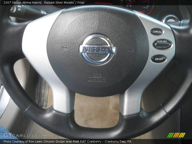Radiant Silver Metallic / Frost 2007 Nissan Altima Hybrid