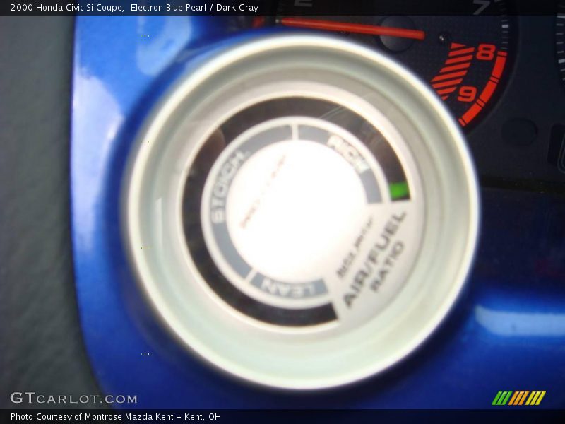 Electron Blue Pearl / Dark Gray 2000 Honda Civic Si Coupe
