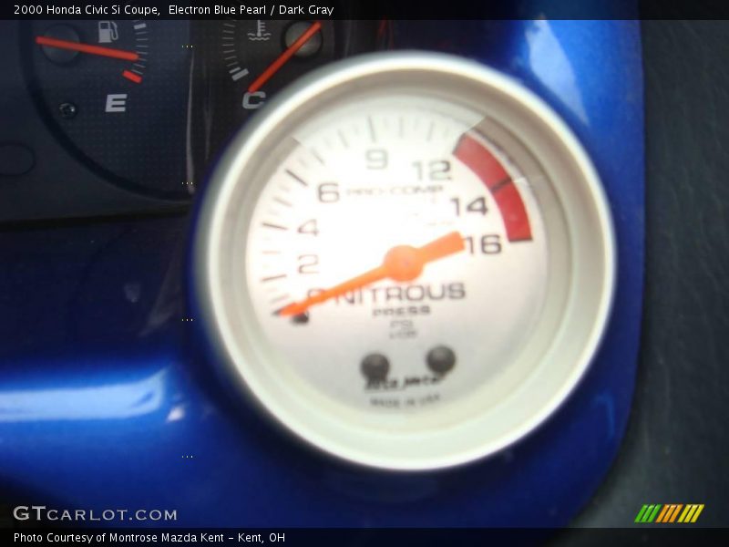 Electron Blue Pearl / Dark Gray 2000 Honda Civic Si Coupe
