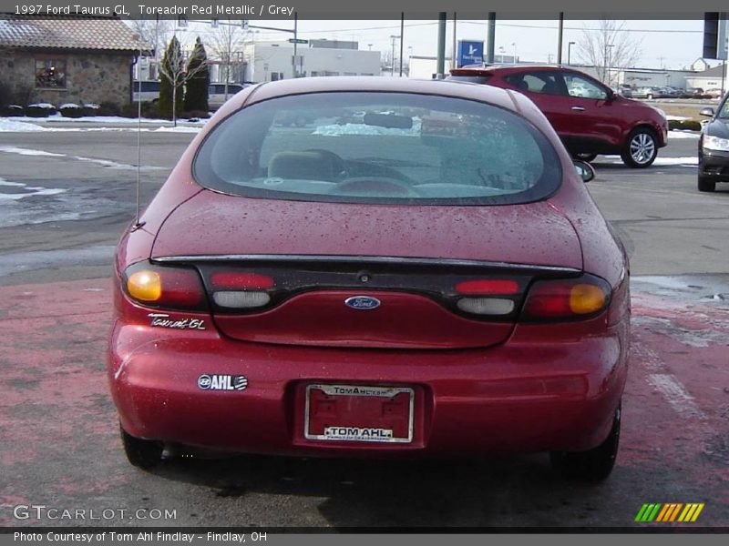 Toreador Red Metallic / Grey 1997 Ford Taurus GL