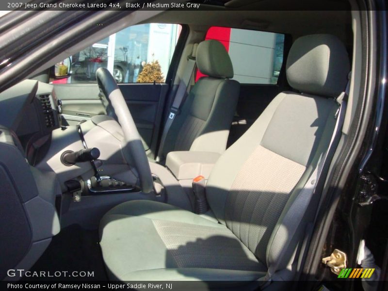 Black / Medium Slate Gray 2007 Jeep Grand Cherokee Laredo 4x4