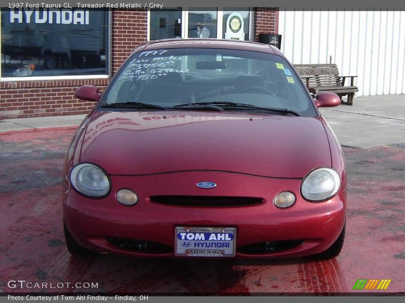 Toreador Red Metallic / Grey 1997 Ford Taurus GL