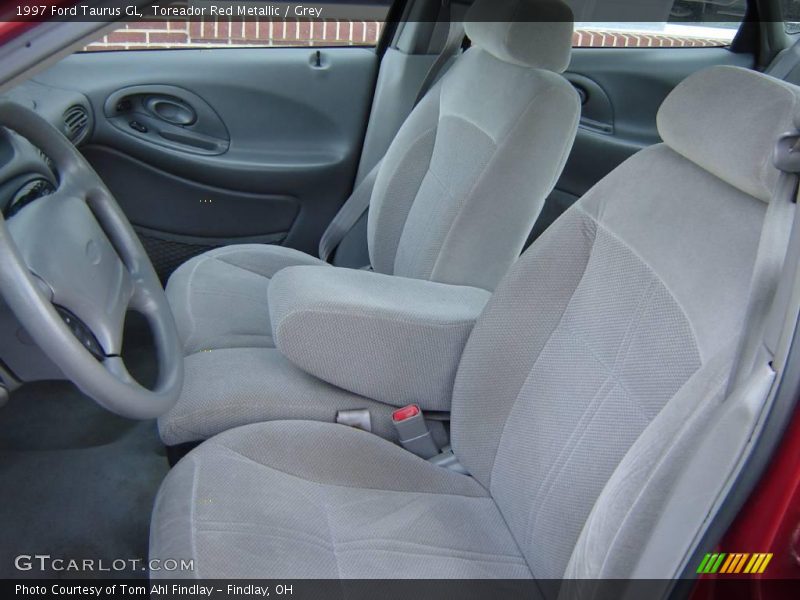 Toreador Red Metallic / Grey 1997 Ford Taurus GL