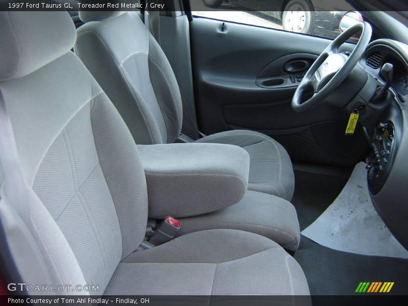 Toreador Red Metallic / Grey 1997 Ford Taurus GL
