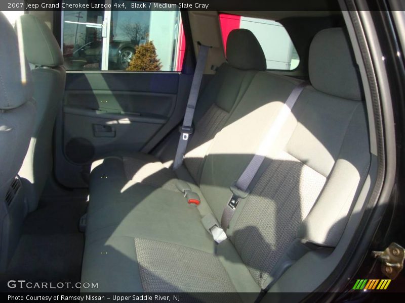 Black / Medium Slate Gray 2007 Jeep Grand Cherokee Laredo 4x4