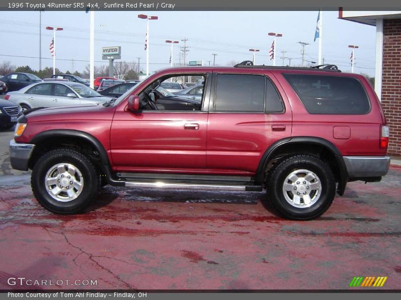 Sunfire Red Pearl / Gray 1996 Toyota 4Runner SR5 4x4