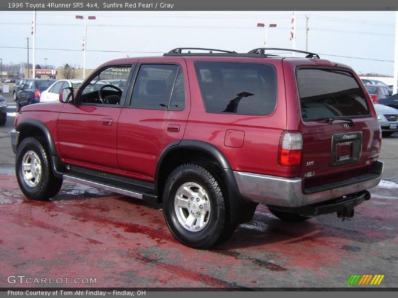 Sunfire Red Pearl / Gray 1996 Toyota 4Runner SR5 4x4