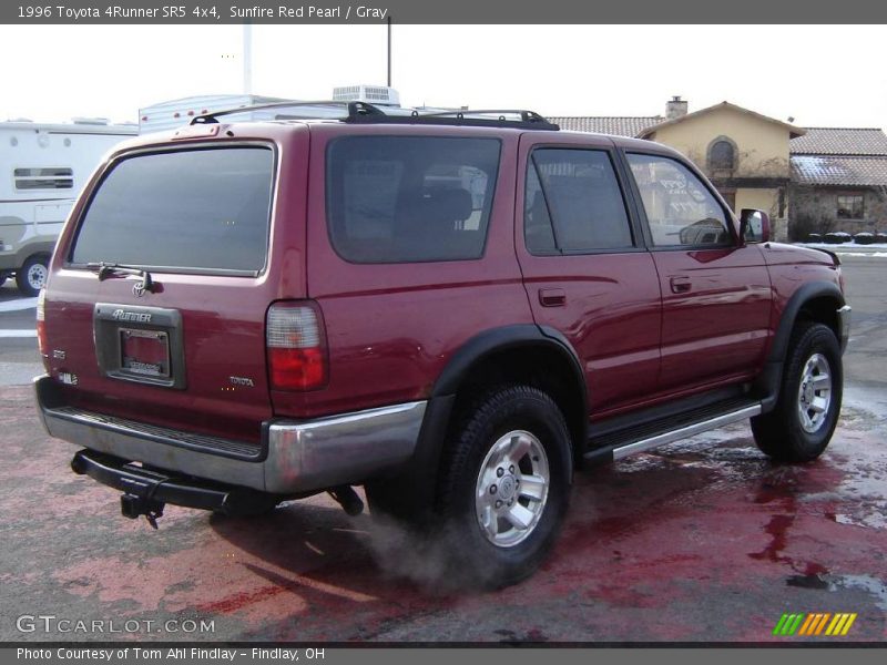Sunfire Red Pearl / Gray 1996 Toyota 4Runner SR5 4x4
