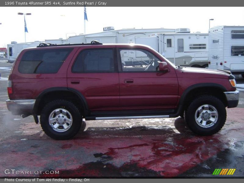 Sunfire Red Pearl / Gray 1996 Toyota 4Runner SR5 4x4