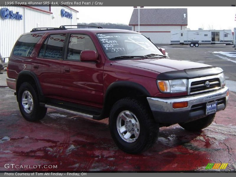 Sunfire Red Pearl / Gray 1996 Toyota 4Runner SR5 4x4