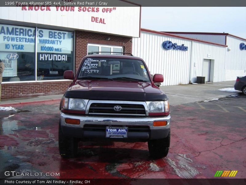 Sunfire Red Pearl / Gray 1996 Toyota 4Runner SR5 4x4
