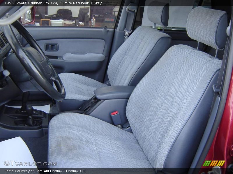Sunfire Red Pearl / Gray 1996 Toyota 4Runner SR5 4x4