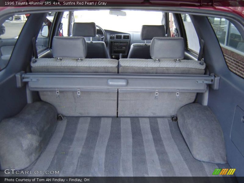 Sunfire Red Pearl / Gray 1996 Toyota 4Runner SR5 4x4