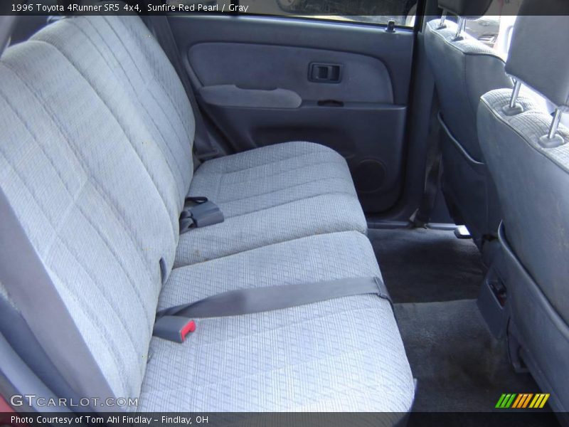 Sunfire Red Pearl / Gray 1996 Toyota 4Runner SR5 4x4