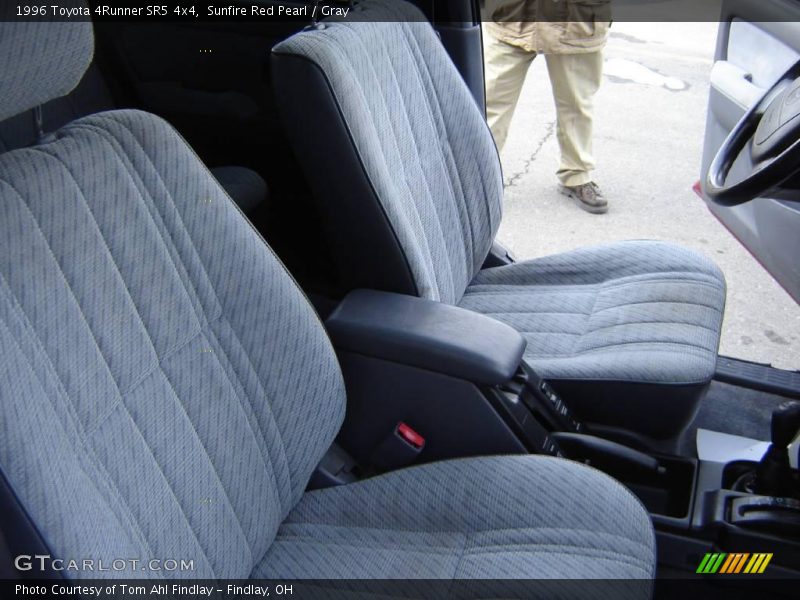 Sunfire Red Pearl / Gray 1996 Toyota 4Runner SR5 4x4