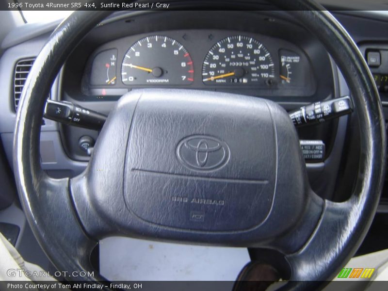 Sunfire Red Pearl / Gray 1996 Toyota 4Runner SR5 4x4
