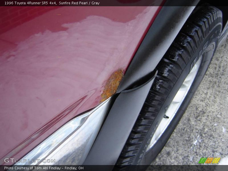 Sunfire Red Pearl / Gray 1996 Toyota 4Runner SR5 4x4